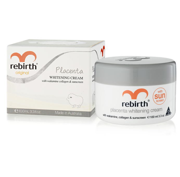 Rebirth プラセンタ ホワイトニングクリーム 100ml with Sunscreen