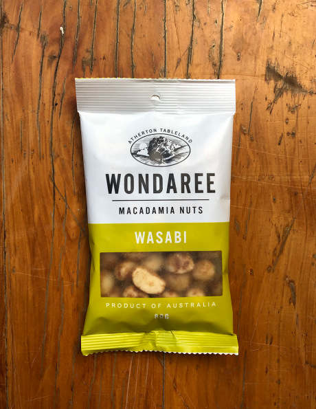 Wondaree マカダミアナッツ 80g - wasabi ワサビ味