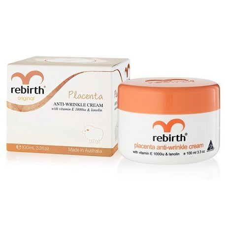 Rebirth Placenta anti-wrinkle cream 100ml 　プラセンタしわケア　クリーム (Placenta&VitaminE)